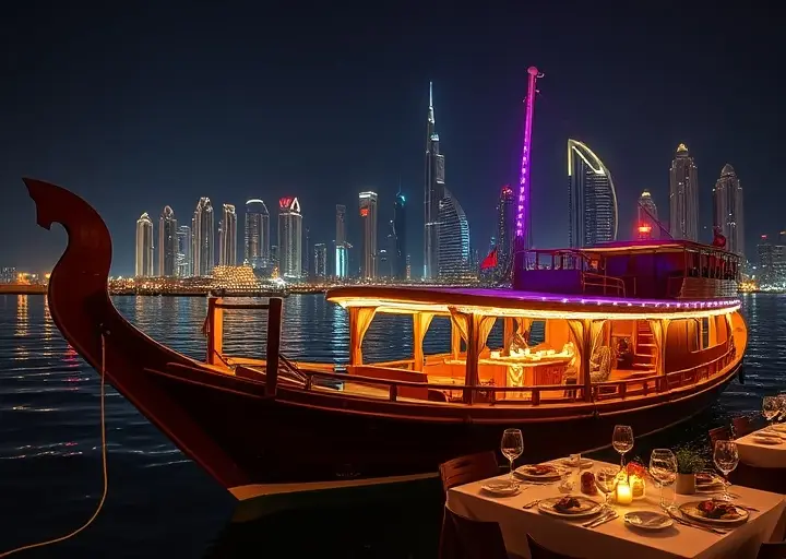 Dhow Cruise Dubai Dinner - Dhow Cruise Marina